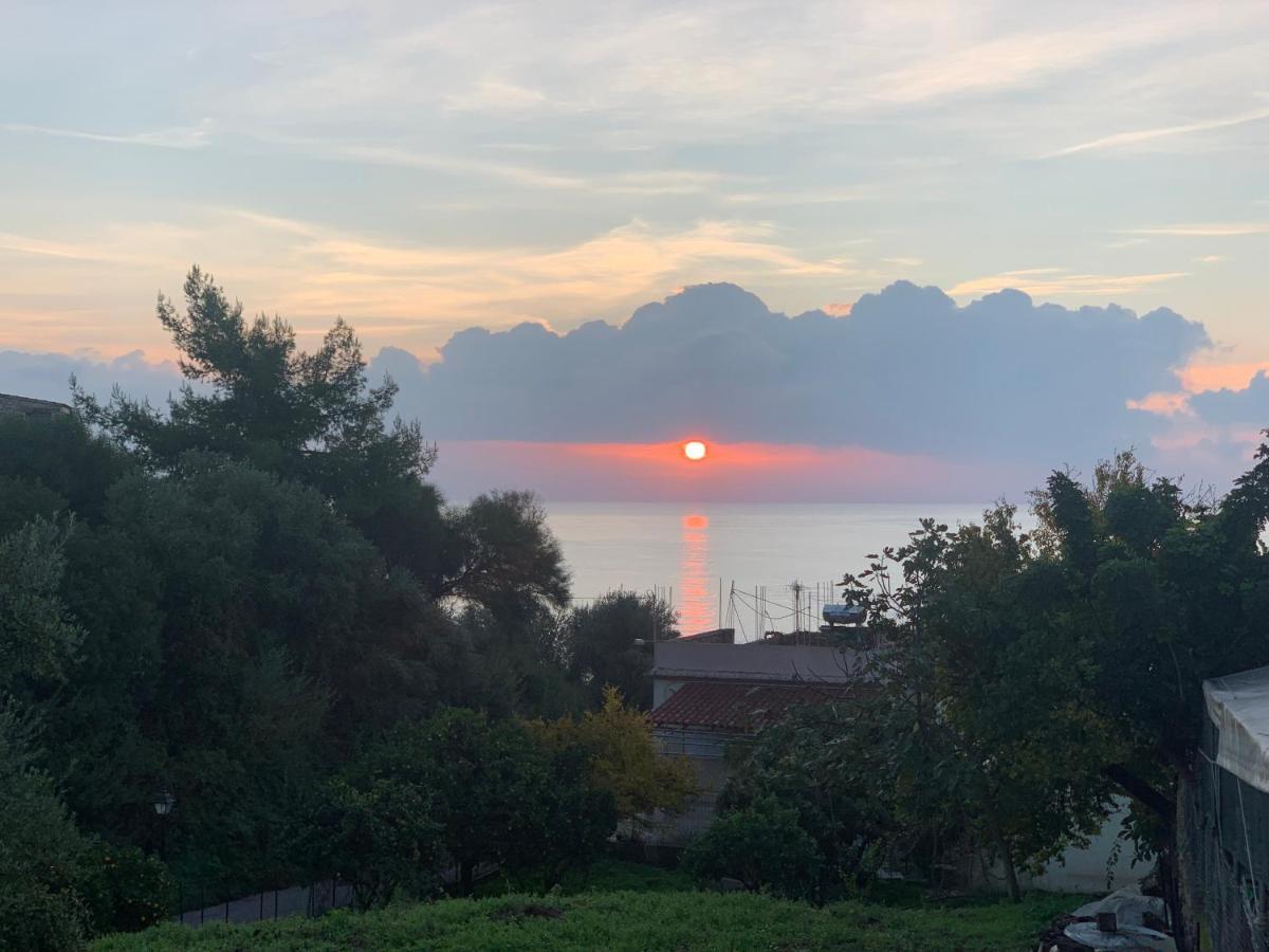 Villa Delfini Chrani Buitenkant foto